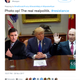 Illustration for article titled Trump Hosted an Empty-Chair Meeting After ‘Chuck and Nancy’ Told Him to Kick Rocks